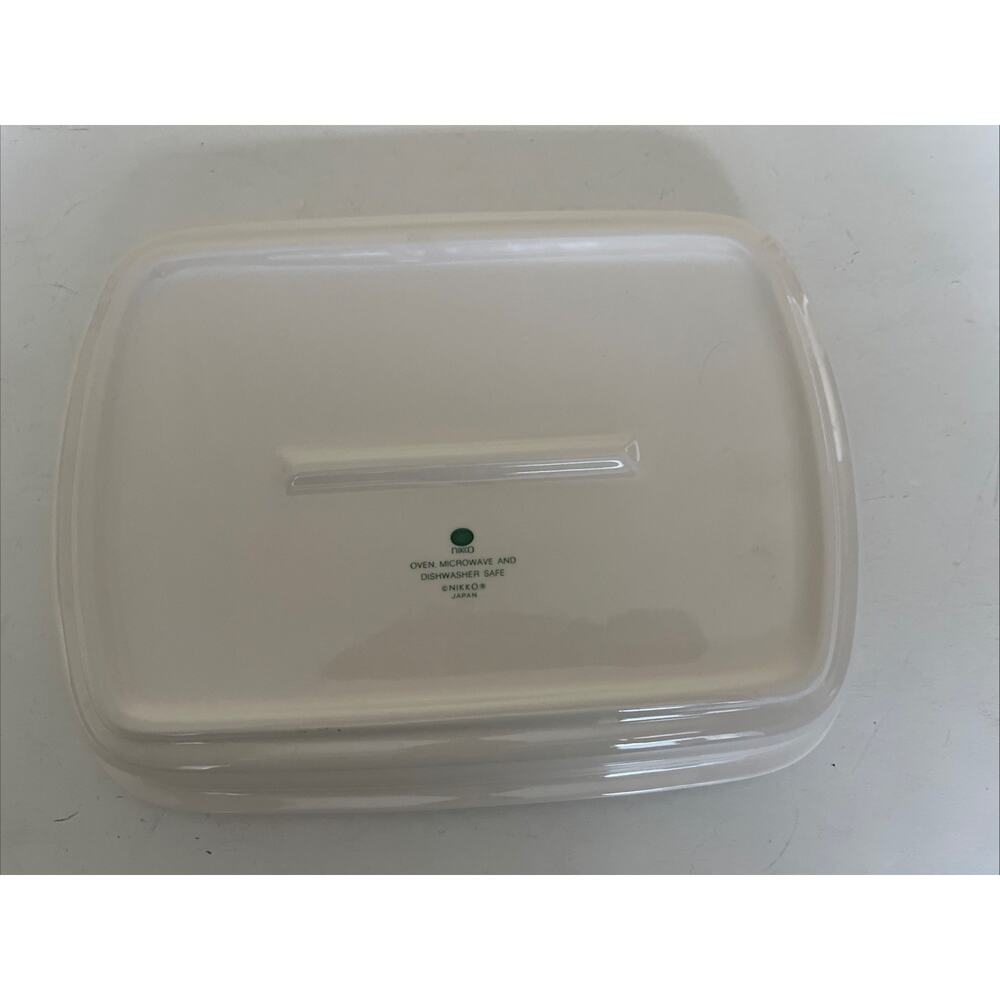 NIKKO 12” Christmas Lasagna Pan Cake Pan Serving Dish Holiday Dinnerware - Picture 6 of 7